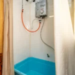 瞬間湯沸し器を使った簡易シャワー