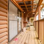 リビング側ウッドデッキ リビング側ウッドデッキ