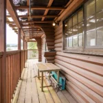 リビング側ウッドデッキ リビング側ウッドデッキ