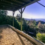 ウッドデッキ下