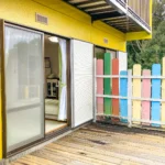 北側ウッドデッキ